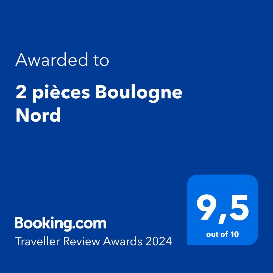 2 Pieces Boulogne Nord Appartement Buitenkant foto